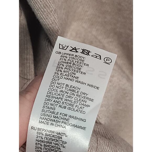 REISS Claudine Draped Knitted Dress NWT - Picture 7 of 7